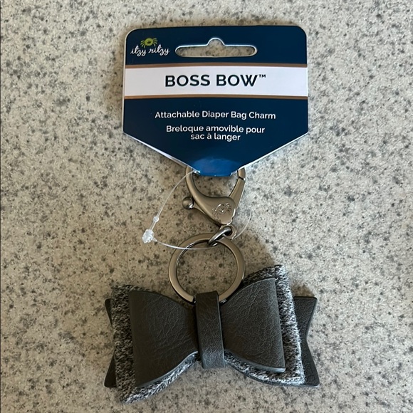 Itzy Ritzy - Gray Bow and Rainbow Diaper Bag Charms - Picture 2 of 5